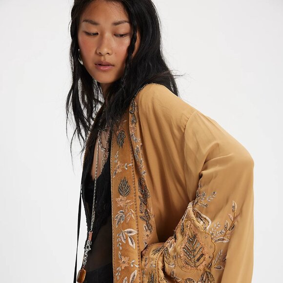 Free People Jackets & Blazers - FREE PEOPLE Star Daze Duster (size XL) NWT